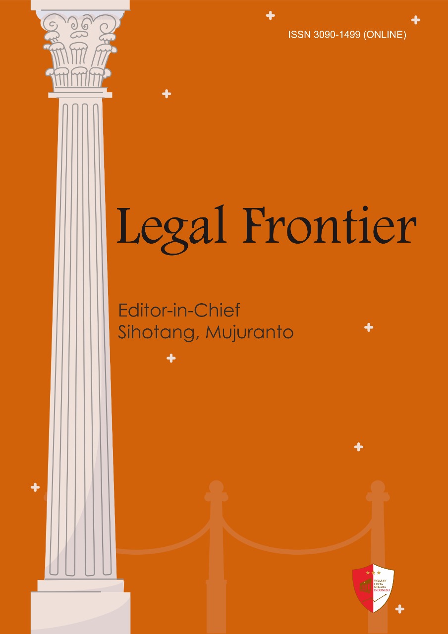 					View Vol. 2 No. 3 (2026): Legal Frontier: Juli
				